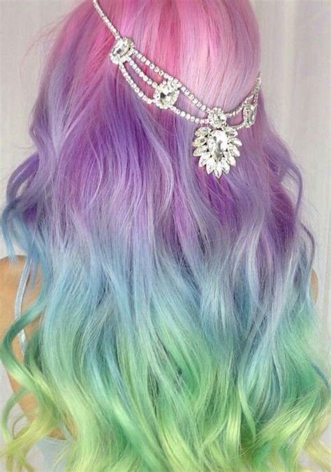 Pastel Rainbow Dyed Hair Amythemermaidx Rainbow Hair