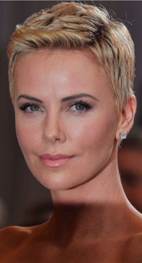 Charlize Short Hair Styles Charlize Theron Short Hair Styles Pixie