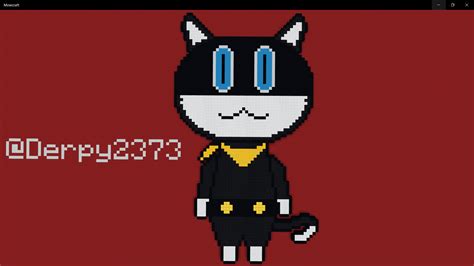 Morgana Fanart I Made In Minecraft Rpersona5