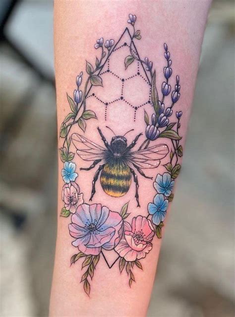 30 Pretty Honeycomb Tattoos You Will Love Style Vp Page 2 In 2022