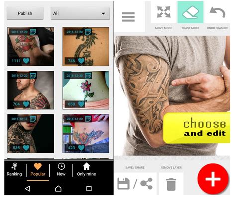 Best Tattoo Design Apps Applications For Android And Ios