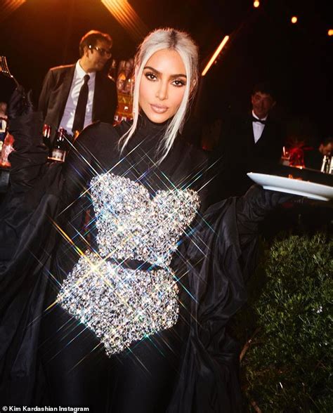 Kim Kardashian Sparkles In A Vintage Crystal Embellished Dolce