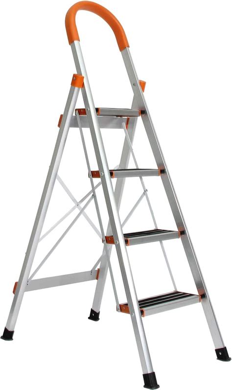 The 10 Best Aluminum Step Ladder Lightweight Multi Purpose Portable Folding Home Ladder 5 Step