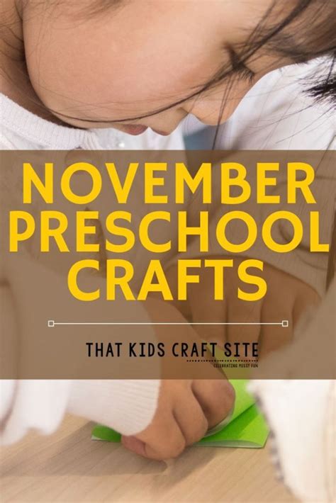 November Crafts For Kids Fun Fall Preschool Crafts That Kids Craft Site