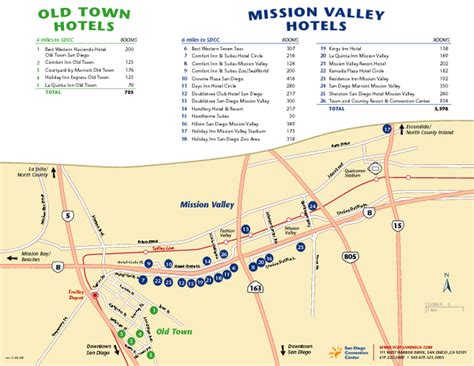 Mission Valley Tourist Map Mission Valley San Diego Ca • Mappery