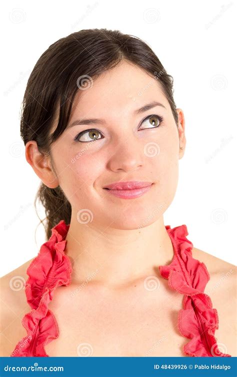 Beautiful Young Woman Expressing Joy Stock Photo Image Of Feelings