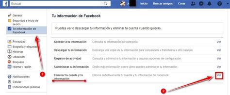 Cómo Eliminar Mi Cuenta De Facebook Cerrar Mi Cuenta