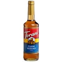 Torani Sugar Free Classic Hazelnut Flavoring Syrup 750 ML Plastic Bottle