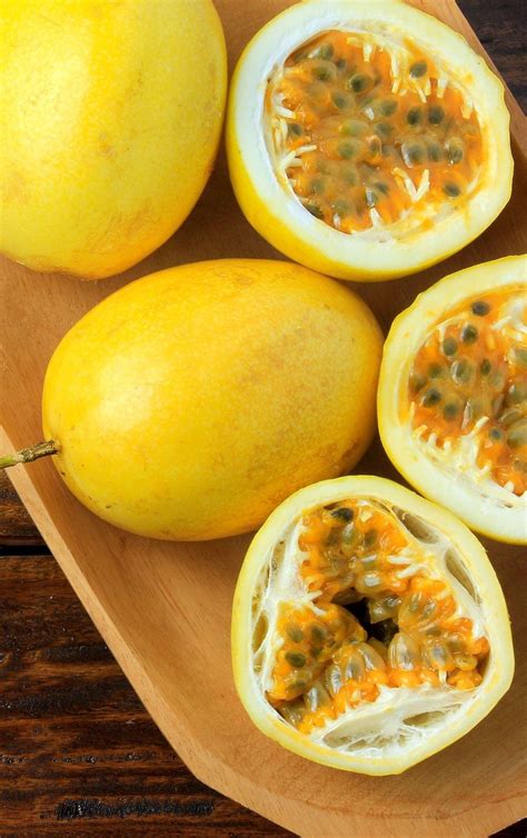 Passion Fruit Is Round And About 3 Inches Long It Has A Thick Waxy Rind That Becomes Wrinkly