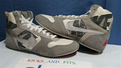 Now, if you are into wrestling, you'll feel even better knowing that, right? Vtg OG 1989 Nike Greco Supreme Wrestling Shoes White Gray ...