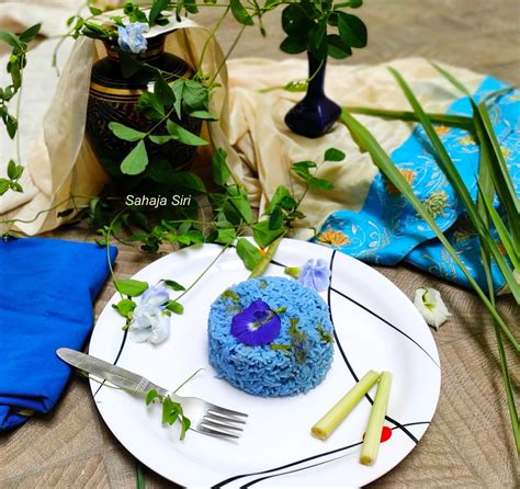 Organic butterfly pea flower tea. Sahaja Siri: Blue Rice/ Blue butterfly pea flower Rice ...