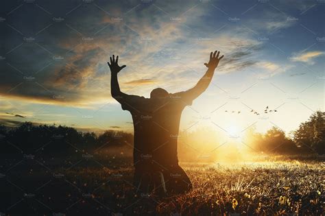 Man Raising His Hands In Worship Worship Backgrounds Christian