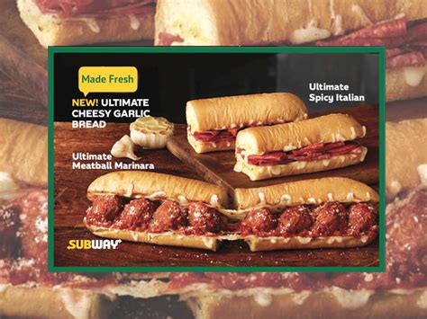 Subway Introduces New Ultimate Cheesy Garlic Bread Chew Boom