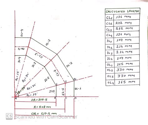 What Is A Miter Bend Design Formulas For Miter Bend Calculation With