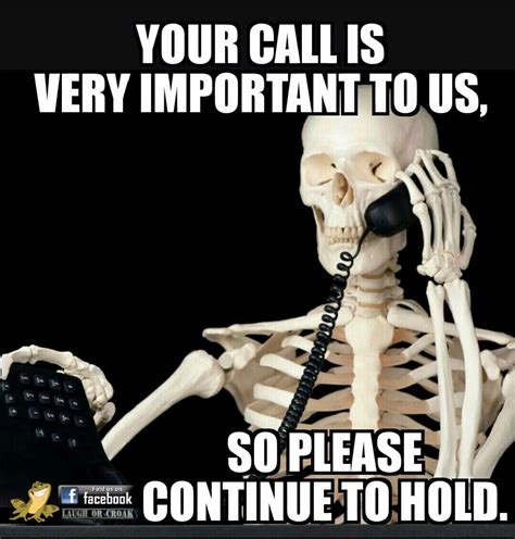 √ Skeleton Waiting By The Phone