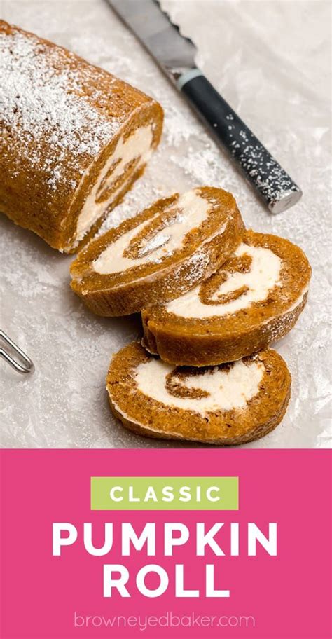 a classic pumpkin roll recipe with cream cheese filling turns out perfectly every time and no