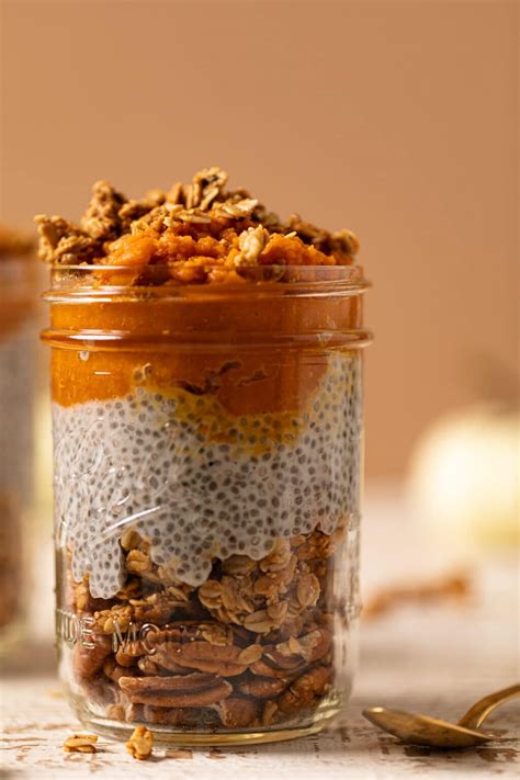 Pumpkin Pie Chia Pudding Orchids Sweet Tea