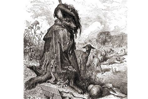 Le Loup Devenu Berger Gustave Doré Illustre La Littérature Linternaute