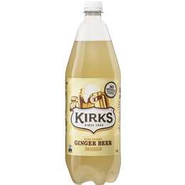 Kirks Ginger Beer Soft Drink Bottle L Woolworths