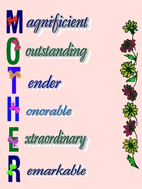 Happy Mothers Day 2019 Acrosticos Frases Motivadoras Mensajes