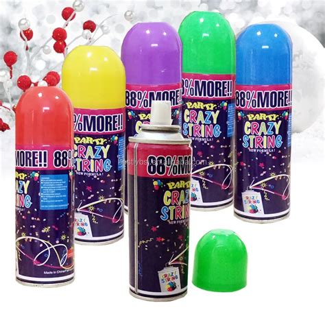 Colorful Silly String Spray Party Crazy String Colorful Ribbon Buy