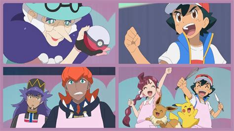 Ash Vs Opal Leon And Raihan Vs Ash Chloe And Goh Opal S Tournament Pokemon Journeys Episode 82