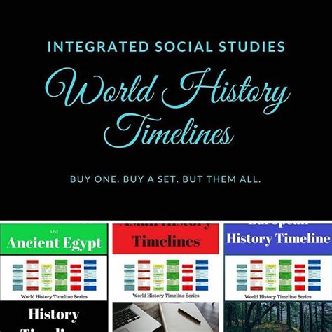 An Info Sheet With The Words World History Timelines On It