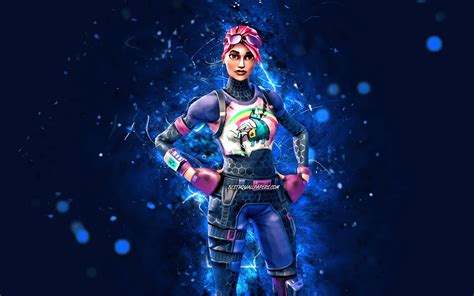 Download Wallpapers Brite Bomber 4k Blue Neon Lights 2020 Games