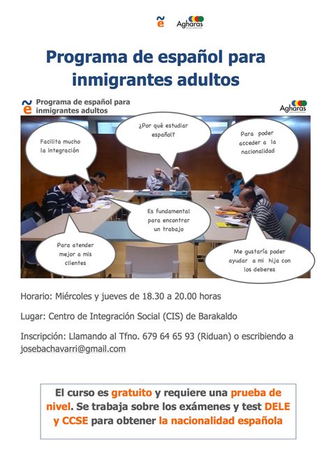 Organizan Un Curso De Español Para Inmigrantes Que Ayuda A Superar La