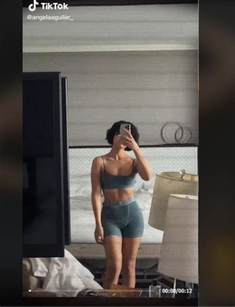 Ngela Aguilar Surprises Appearing In Underwear Mundonow