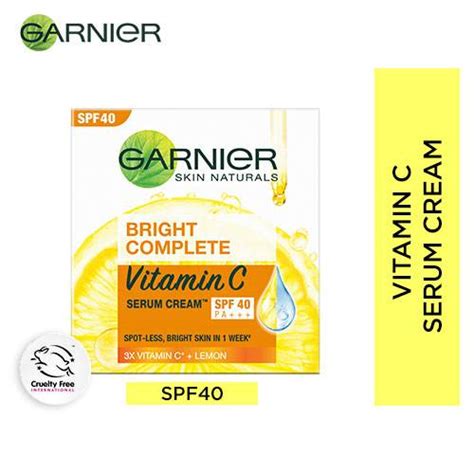 Garnier Bright Complete Vitamin C Serum Cream With Spf40pa