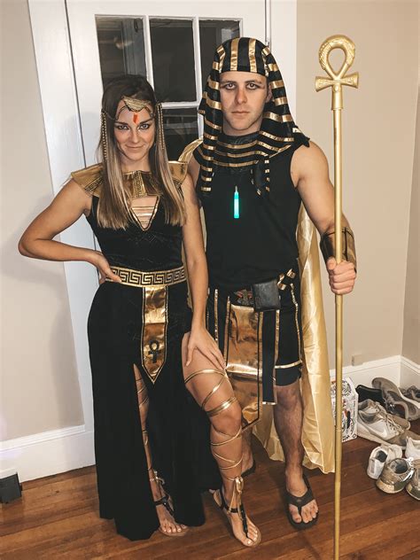 Cleopatra And King Of Egypt Halloween Costume Egyptian Diy Costume