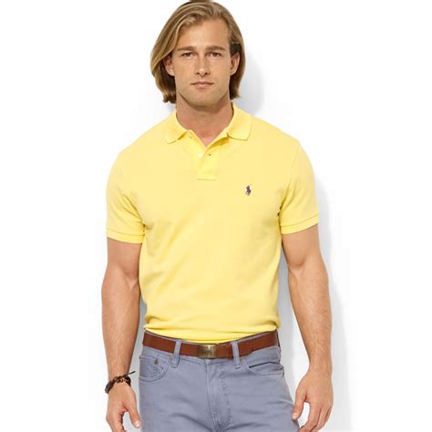 Get the best deals on polo ralph lauren. Ralph Lauren Polo Customfit Stretchmesh Polo Shirt in ...