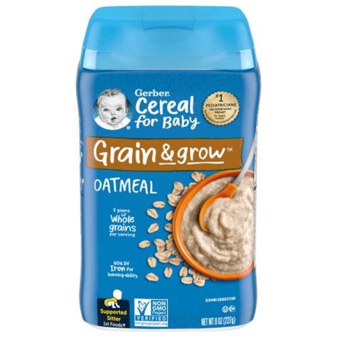 Gerber® 1st Foods Oatmeal Single Grain Cereal 8 Oz Foods Co