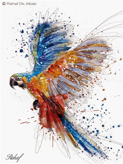 Shu84 Rahaf Dk Albab Art Art Painting Art Inspiration Bird Art