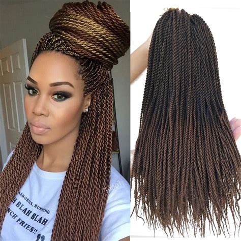 Buy 18 Inch 8packs Senegalese Twist Hair Crochet Braids 30standspack Synthetic Braiding Hair