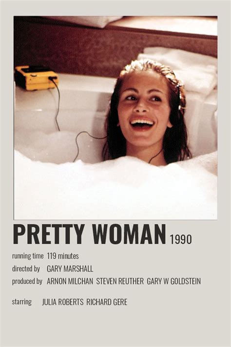 Pretty Woman Polaroid Poster Movie Posters Minimalist Film Posters Minimalist Movie Posters