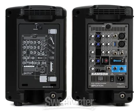 Samson Expedition Xp300 300w Portable 6 Bluetooth Pa Dj Speakers Mixer