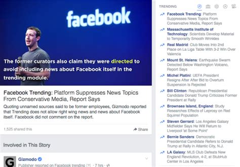 facebook may be biased against conservative stories but conservatives may also be biased