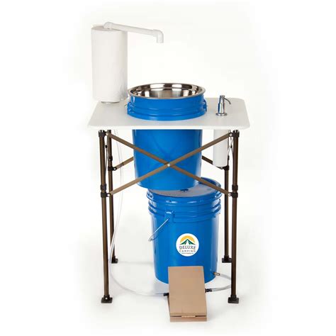 Portable Outdoor Camp Sink With Running Water Hand Washing Station