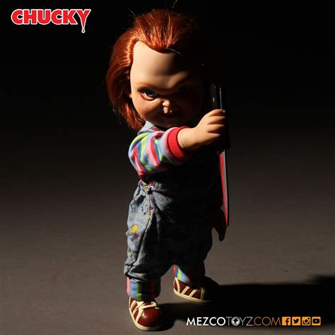 Childs Play Talking Sneering Chucky Doll Mezco Toyz