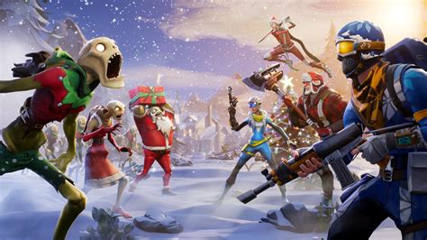 Fortnite Christmas Desktop Wallpapers Top Free Fortnite Christmas