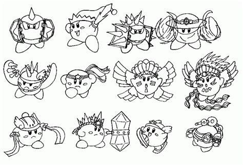 Printable Kirby Coloring Pages Coloring Home