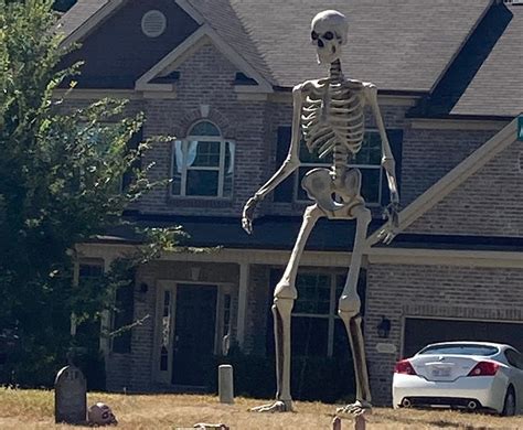 What Are People Doing With Those 12′ Halloween Skeletons Now Big 102