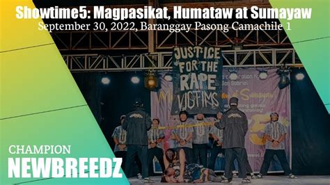 Newbreedz Showtime 5 Magpasikat Humataw At Sumayaw Dance Contest