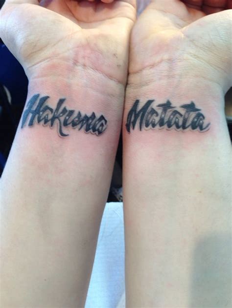 Hakuna Matata - made by Bianka, Atomik Tattoo, QC Canada : tattoo