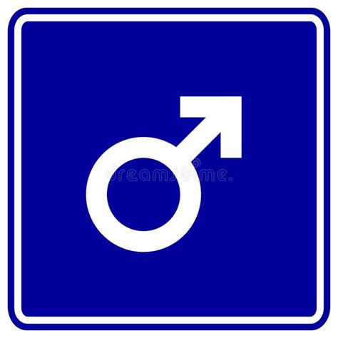 Male Sex Gender Symbol Vector Sign Stock Vector Illustration Of