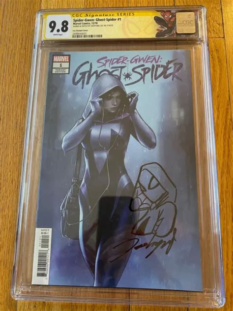 Spider Gwen Ghost Spider 1 Jee Hyung Lee Variante Cgc 98 Signiert