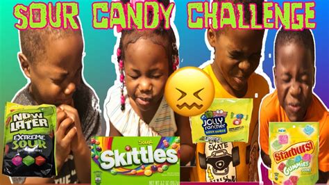 Sour Candy Challenge Kids Challenges Youtube