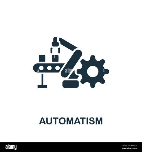 Automatism Icon Monochrome Simple Human Productivity Icon For